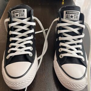 Converse Black and White Low Top Sneakers
